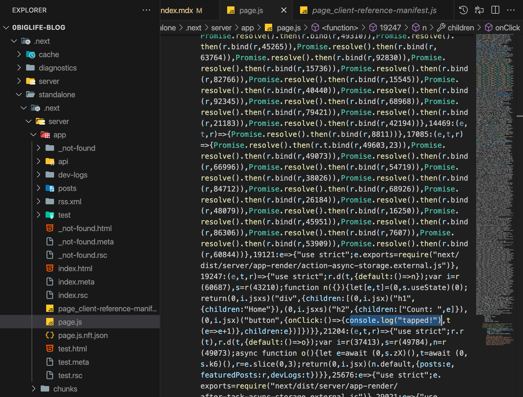 js instruction path
